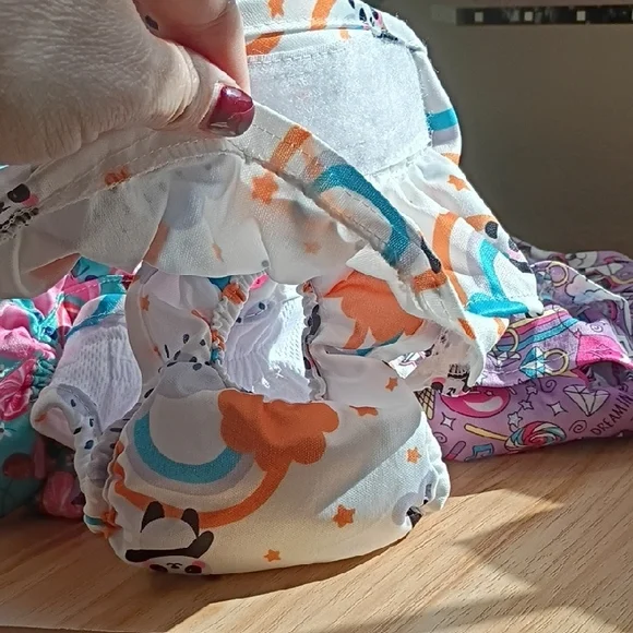 Colorful Patterned Dog Diapers - Picture 6 of 13